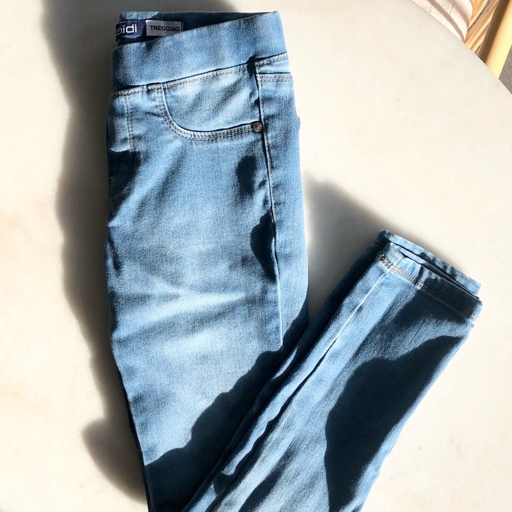 French Okaidi Denim Leggings